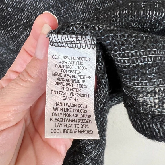 Mossimo Women's Crewneck Pullover Sweater Long Sleeve‎ Heather Gray Size XS - Picture 9 of 12